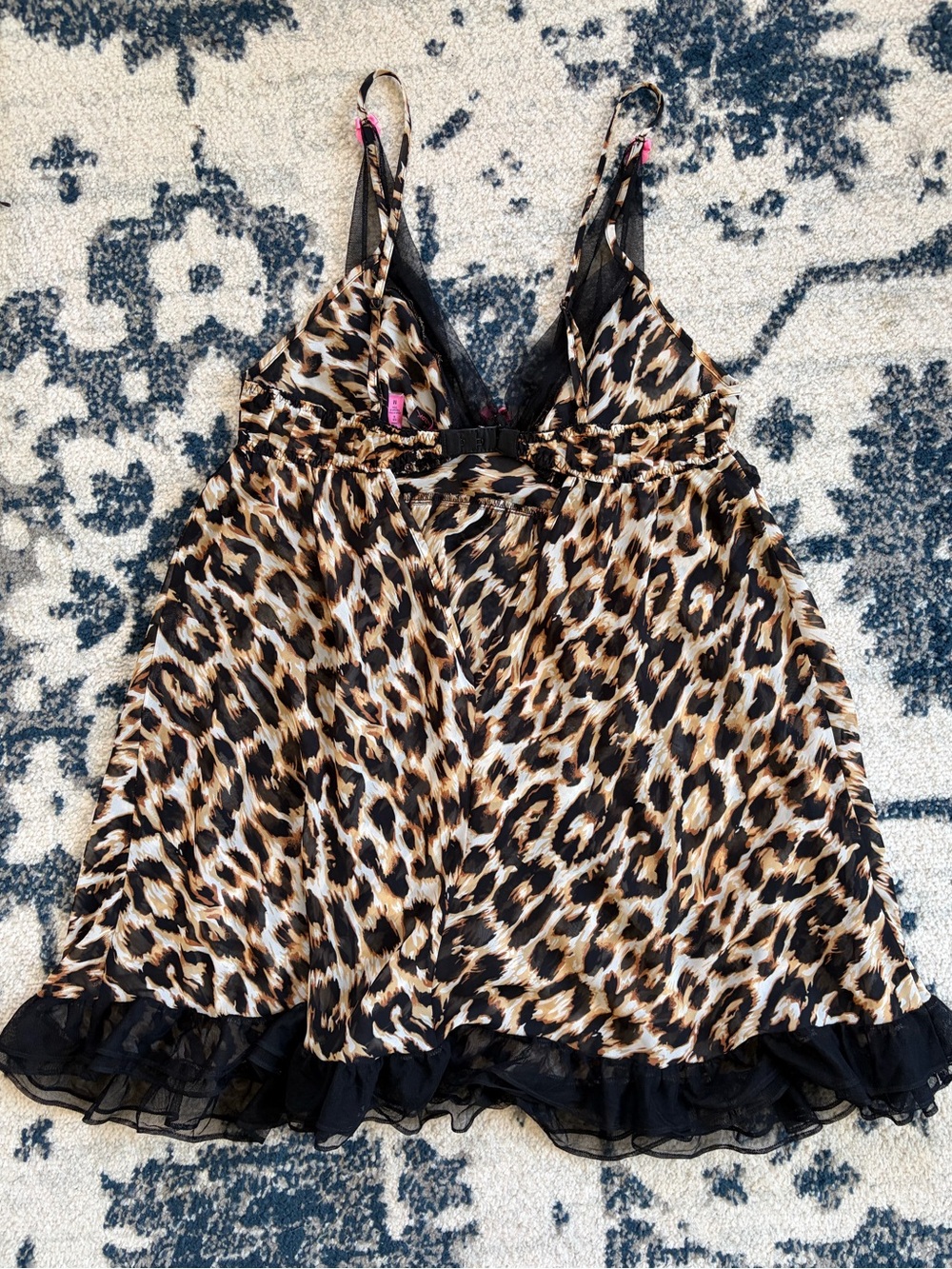 Betsy Johnson Animal Print Slip Dress MEDIUM - Picture 4 of 9